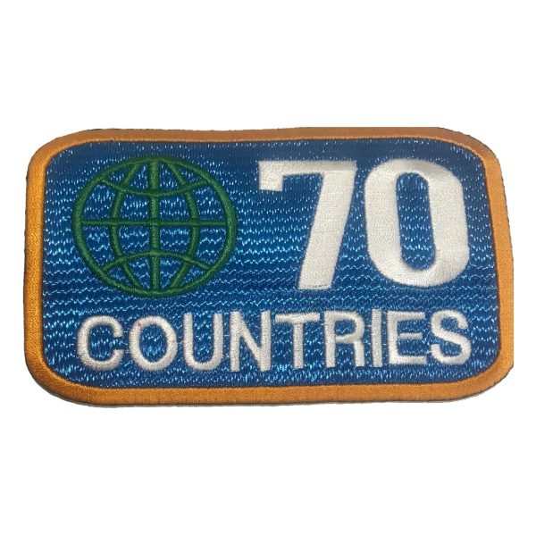 70 Countries badge