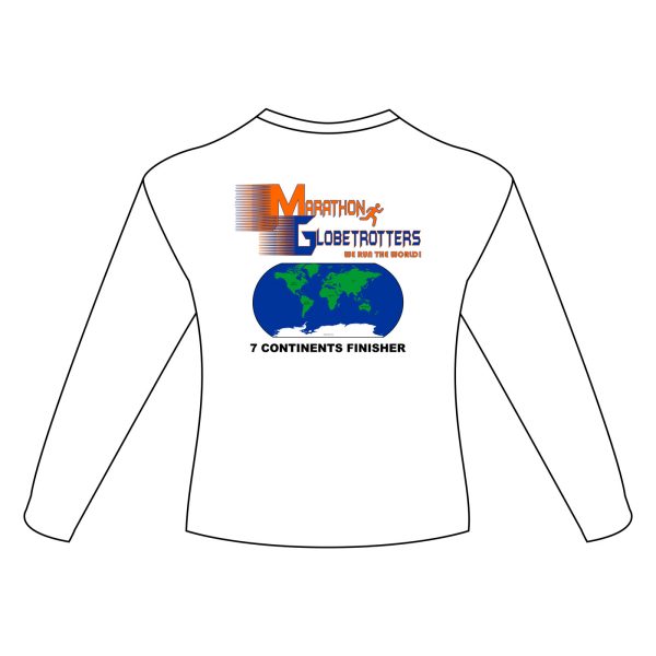 Women's LS T-shirt 7-Continents Finisher - back